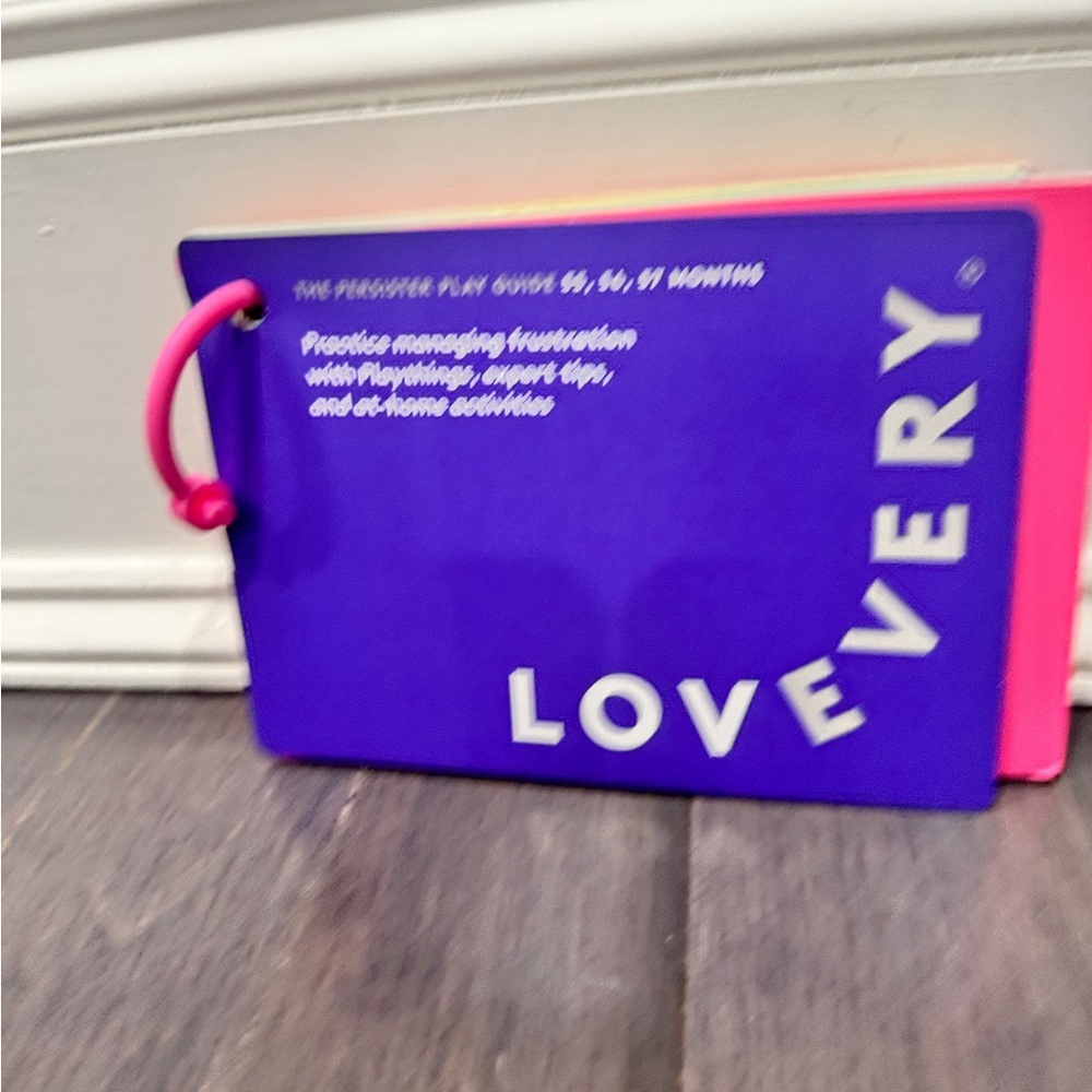 NWOT Lovevery Purple and Pink The Persister Play Guide for Kids 55-57 months - Picture 3 of 4